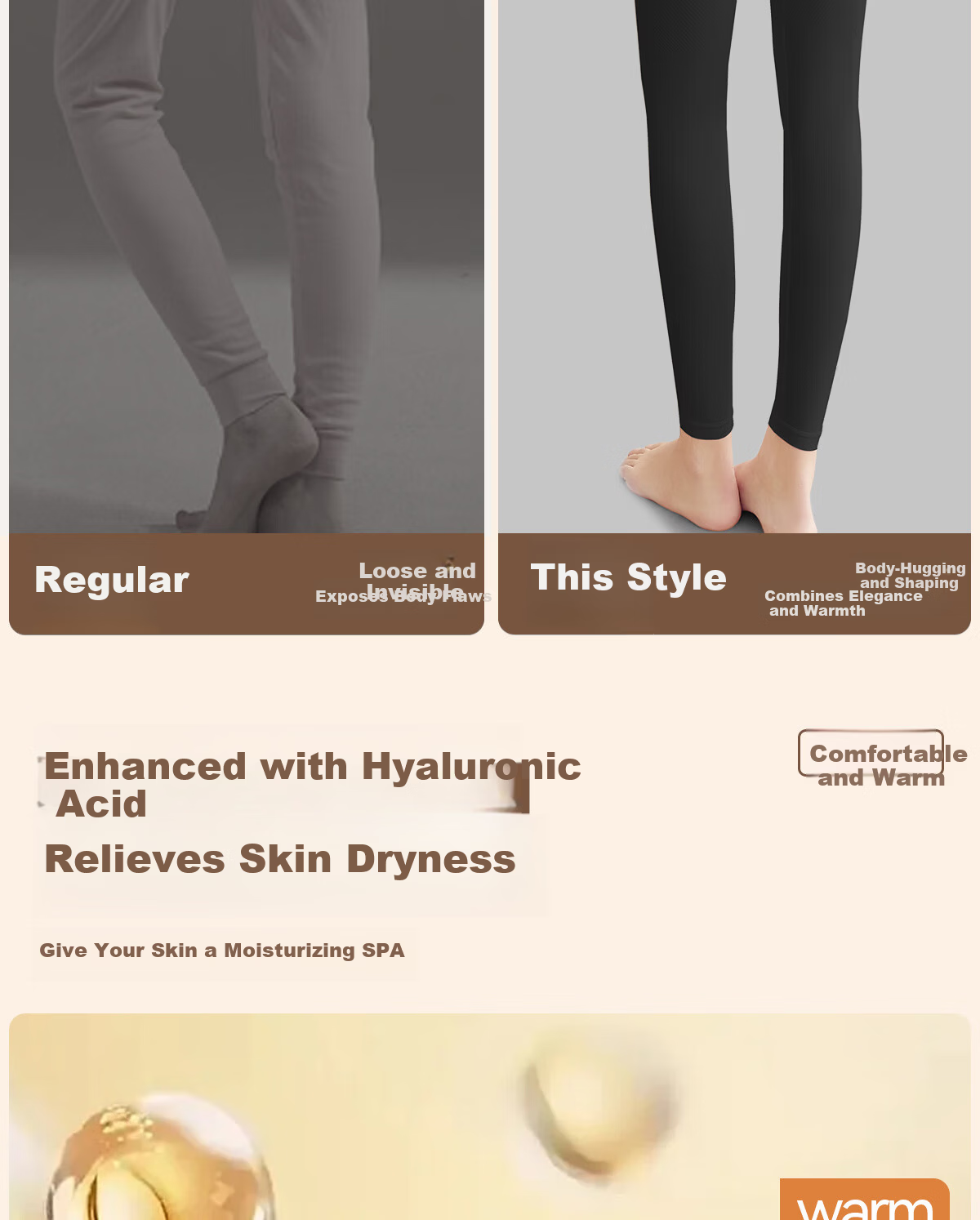 GRACEWELL 26th Anniversary New High-Waist Tummy Control Leggings for Women, Autumn and Spring Inner Pants, Slim Fit, Black, Size L 7