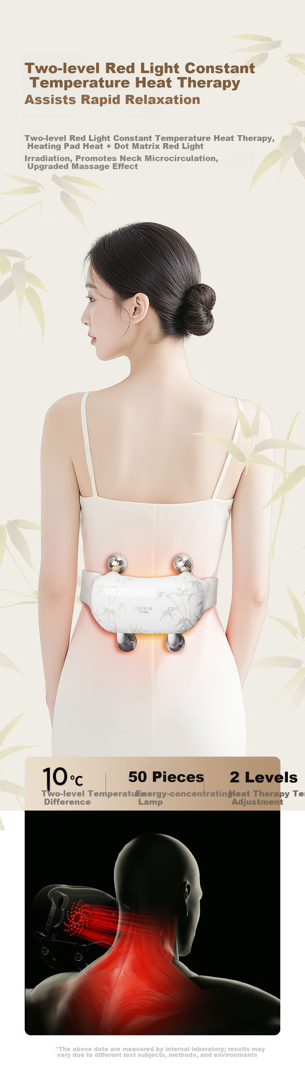 LUOLAI Health LUOLAI Bamboo Forest Listening to the Wind Rhomboid Shoulder and Neck Massager 7