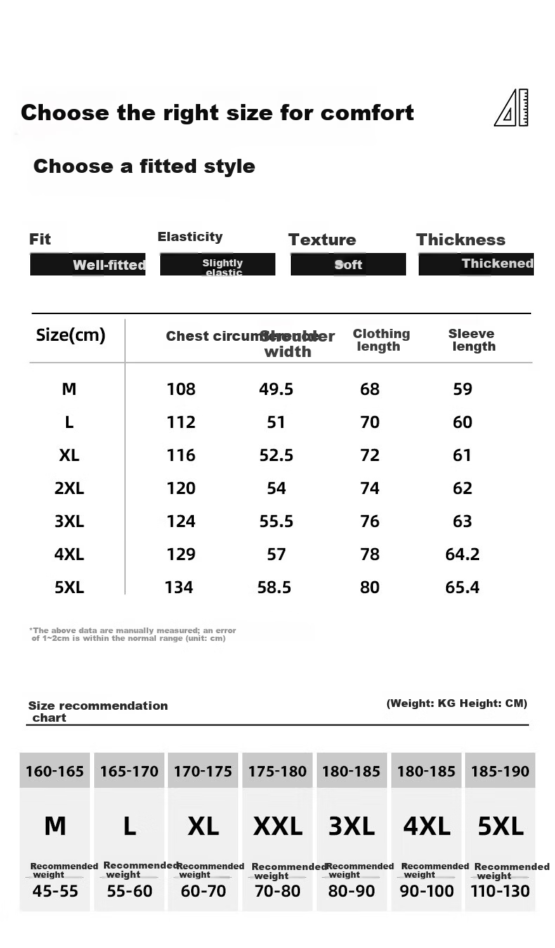 JEANSWEST LIFE Fleece-Lined Sweatshirt for Men, Thickened Winter Warm Round Neck Undershirt, Trendy Small Letter Logo Hoodless Jacket for Me 2