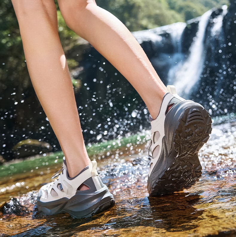 361° Women's Sports Sandals Summer New Outdoor Beach Casual Shock Absorption Soft Sole Water Shoes 682626775-4 20