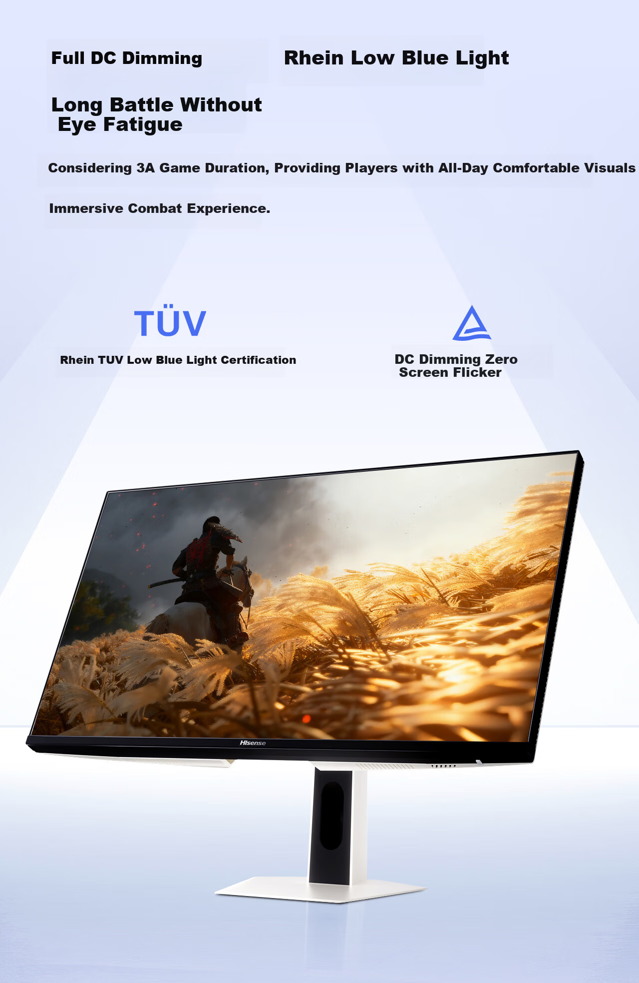 Hisense GX 27-inch 3A Original Picture Obsidian Screen 2304-Zone Glass-Based MiniLED XDR 2000nits 4K 160Hz Dual Mode 320Hz Gaming Monitor 20