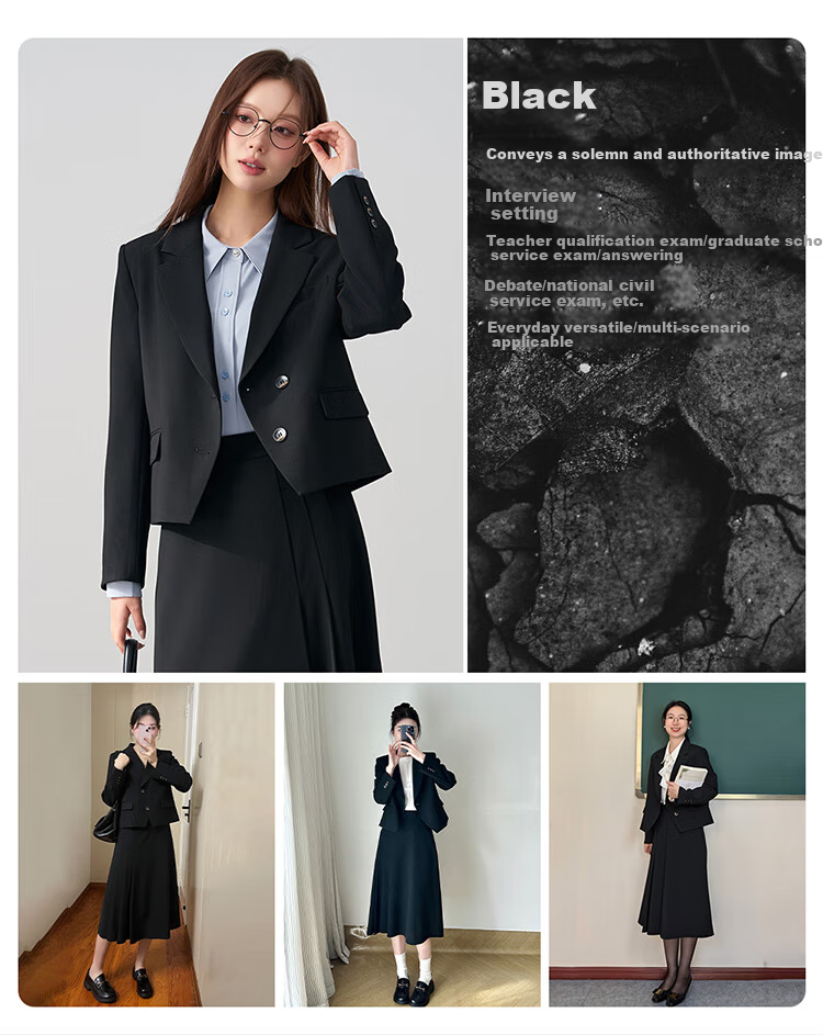 Miss Bird Gray Interview Blazer Women's Professional Commuter Lightweight Small Size Suit Jacket 6