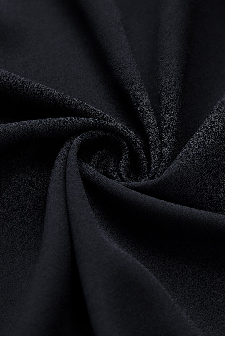 Yanyu Color-Block Lapel Dress 2026 Summer Luxury Socialite Style Evening Gown Black 2XL 22
