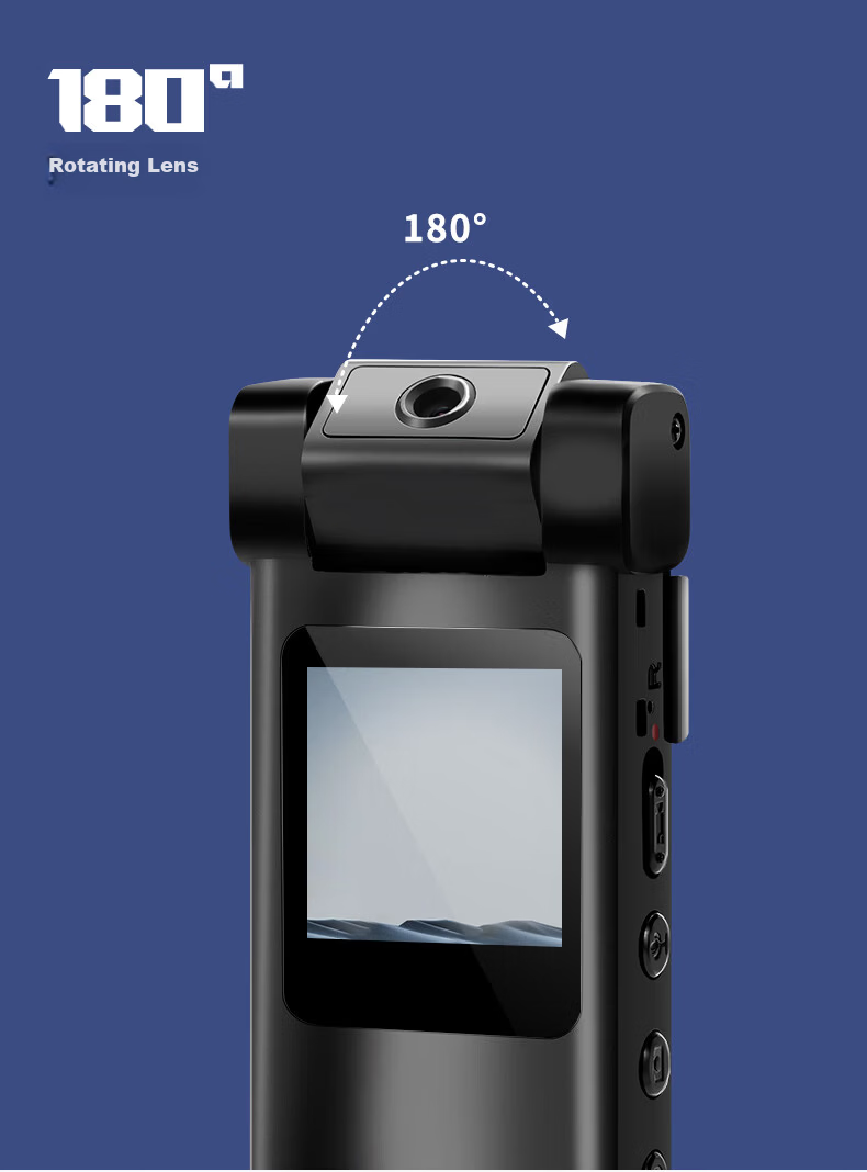 YWD V011S Law Enforcement Body Camera WiFi Remote Monitoring 4K HD Portable Audio Video Recorder 32GB 5
