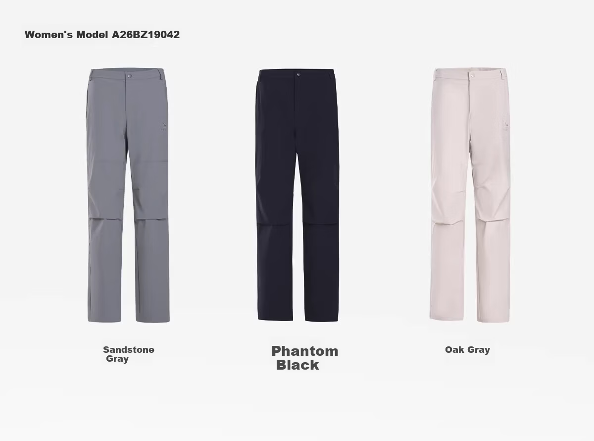 CAMEL Outdoor Quick-Dry Pants Men 26 Spring Summer Woven Cool Breathable Moisture-Wicking High UV Protection Hiking Mountaineering Long Pants Women 9042 16