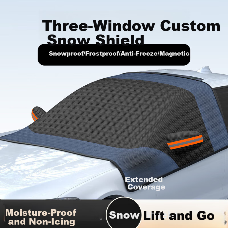 Digalun Car Snow Cover Front Windshield Frost and Snow Protection Winter Car Window Cover Windshield Cloth