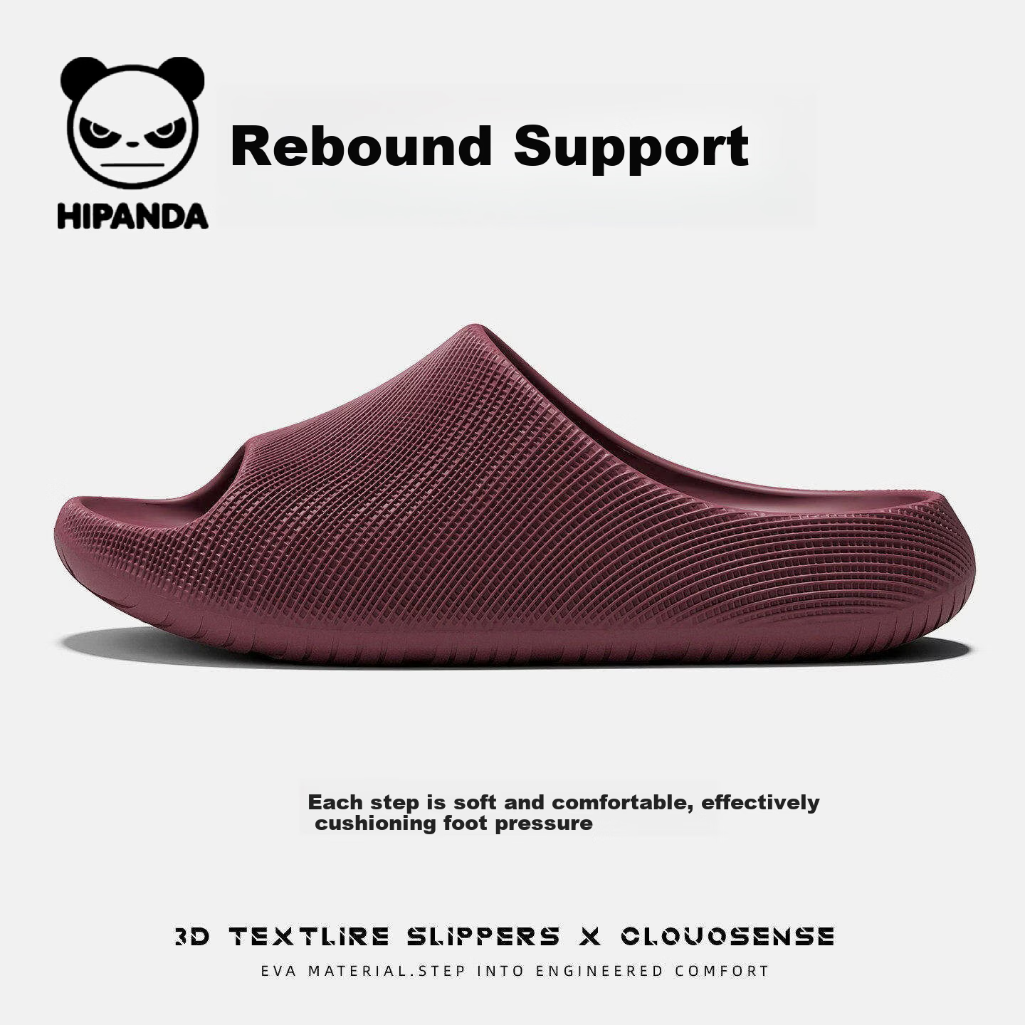 HIPANDA Men's Outdoor Slippers Sports Non-Slip EVA Thick Sole Cushioned Home Quiet Beach Women's Sandals