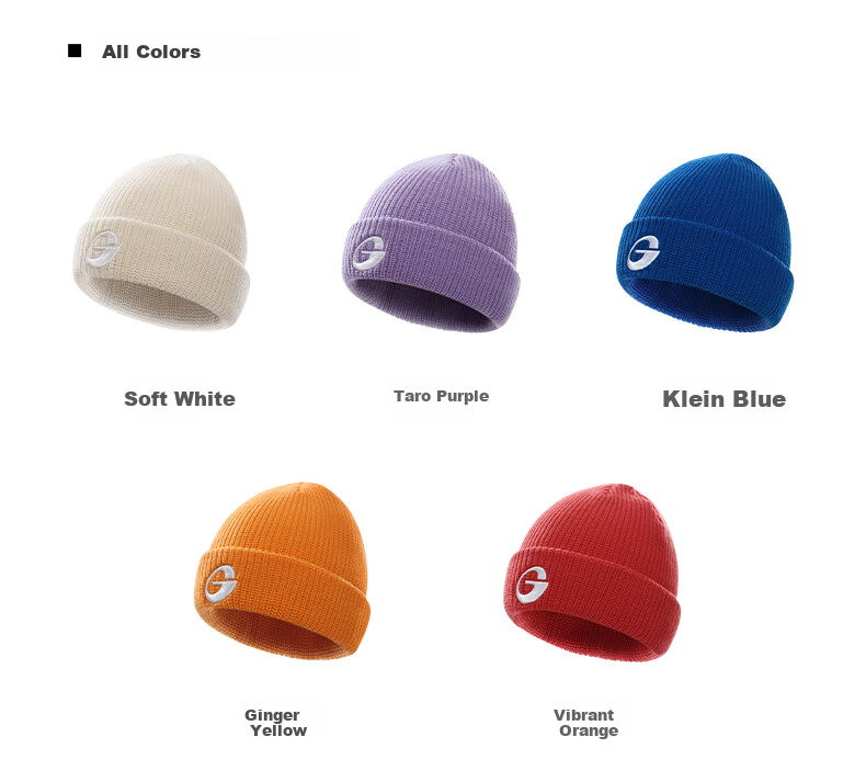 GOLOVEJOY Knit Cap Cold Weather Hat Women's Spring Men's Warm Thin Windproof Outdoor Hiking Mountaineering Beanie Black 9
