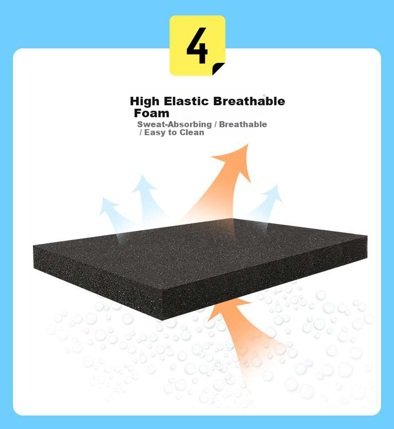 Eleft Ultra-Thin Odor-Resistant Breathable Insoles for Sneakers, Sweat-Absorbing Shock-Absorbing, Men's Size 39-44, Single Pair 6
