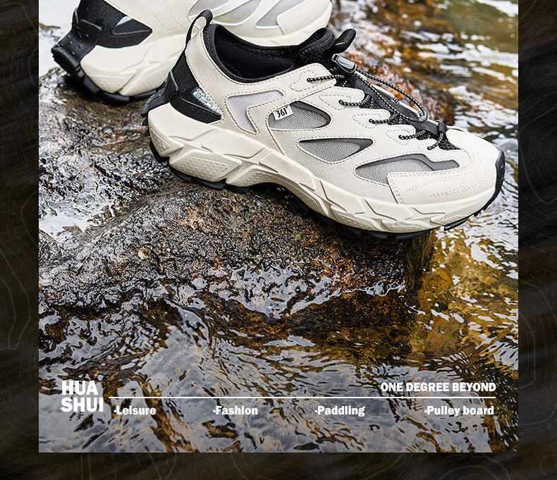 361° Men's Summer Sports Sandals Outdoor Beach Casual Soft Sole Water Hiking Shoes 672626766-3 29