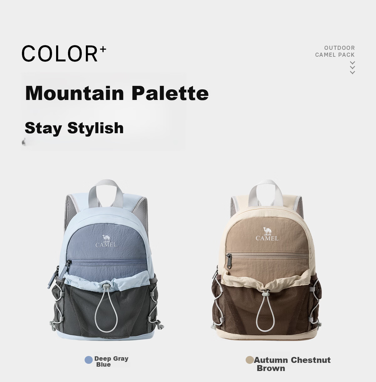 CAMEL Lightweight Backpack Small Bag for Hiking Mountaineering Travel 575C634031 8
