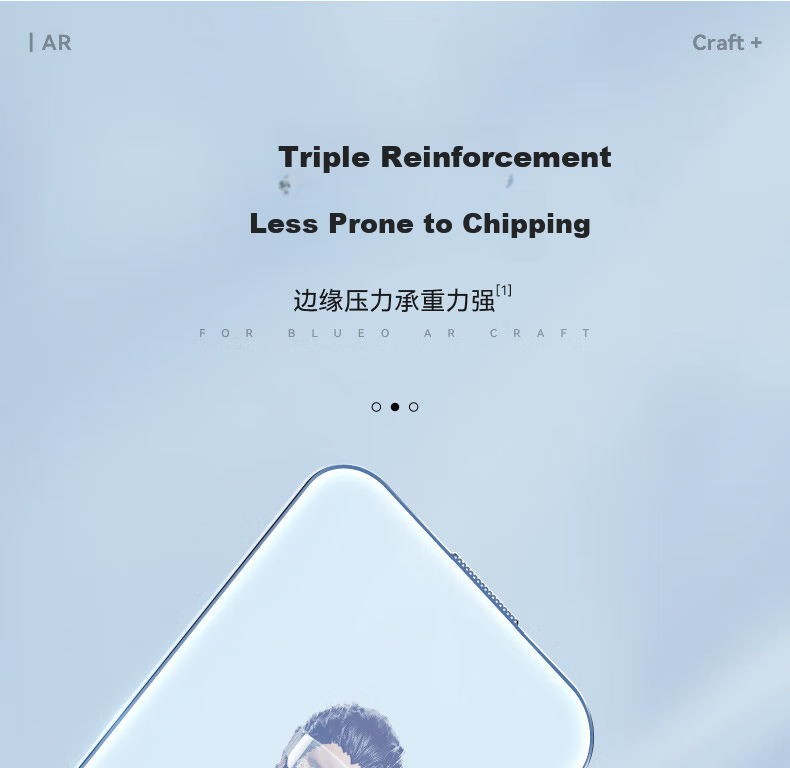 BLUEO [Zeiss T*AR-like Anti-Reflective Magnetic Sputtering] Tempered Glass Screen Protector for iPhone 14 Plus, iPhone 13 Pro Max, Drop-Resistant, Dust-Free, Easy Apply Protective Film 5