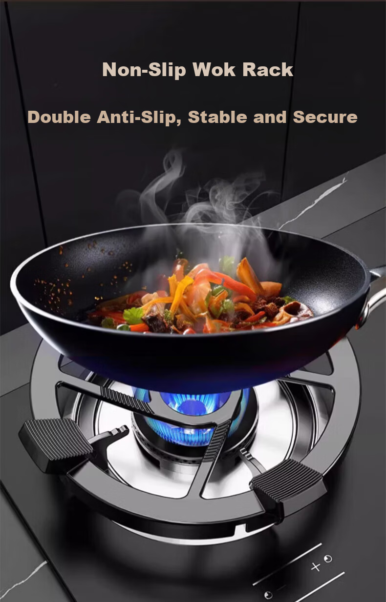 Beishi Non-Slip Gas Stove Pot Stand Small Pot Rack Milk Pot Rack Kitchen Stove Rack Support for Pointed Bottom Pot Round Bottom Pot Wok Auxiliary Accessory Universal 4-5 Claw Non-Slip Cooking Pot Rack 4