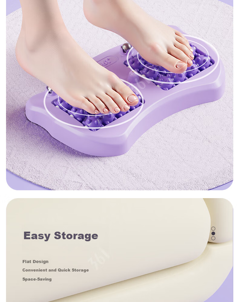 361° Foot Massager Roller Acupressure Foot Massage Board Reflexology Bead Foot Therapy Scraper for Home Use 11