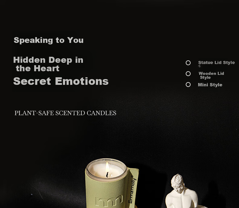 Emma Molly Emotional Confession Aromatherapy Candle 60g Bedroom Bathroom Fragrance Birthday New Year Niche Gift Practical for Women 10