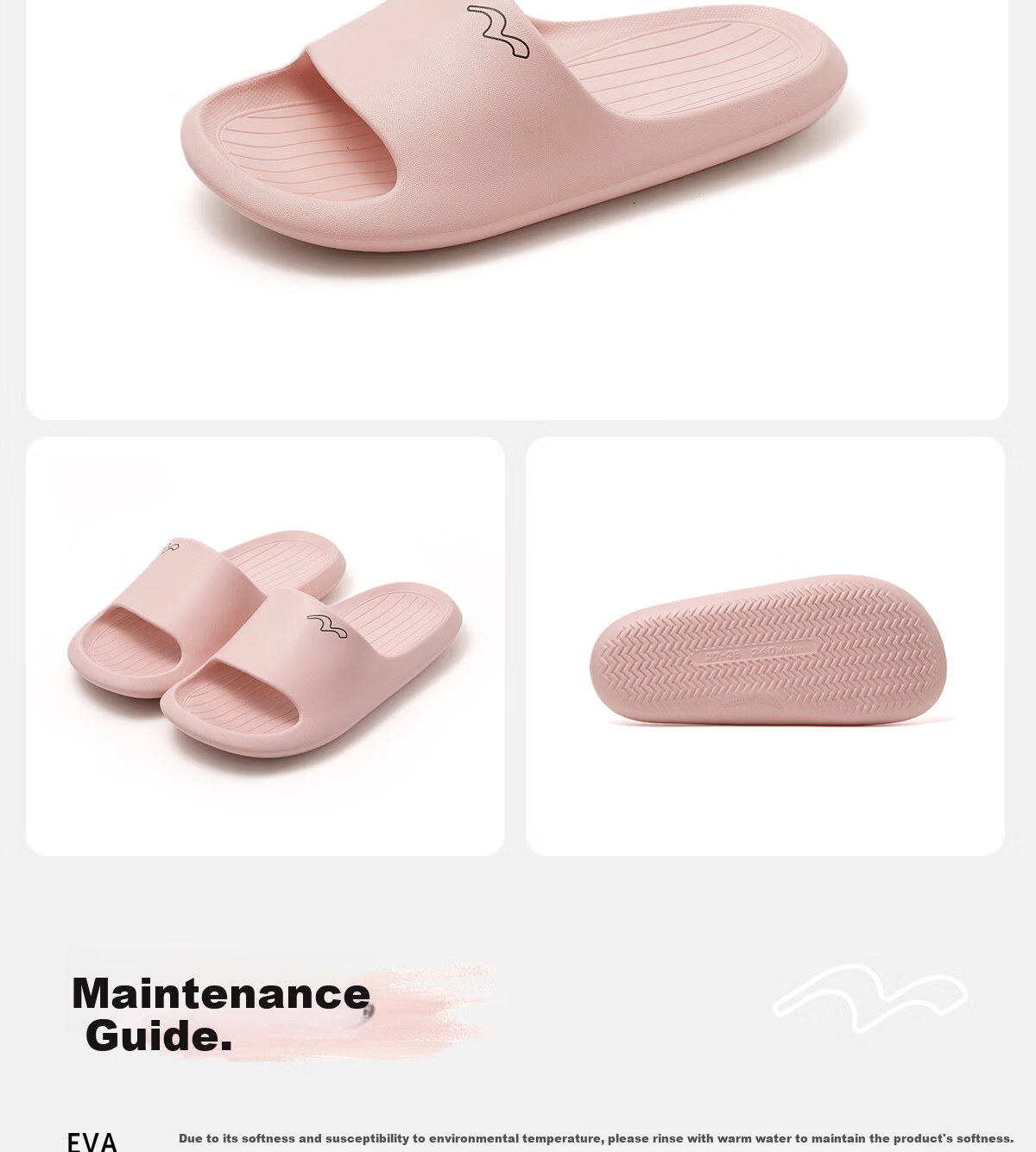 Mercury Home Textiles Banana Boat Antibacterial Bathroom Non-Slip Indoor Four-Season Couple Slippers for Men and Women 14