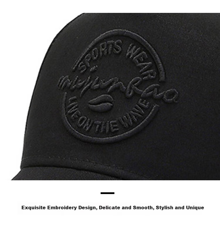 TUCANO Baseball Cap Men's Large Head Circumference Four-Season Fashion Casual Slim Face Sun Protection Unisex Visor Hat 8