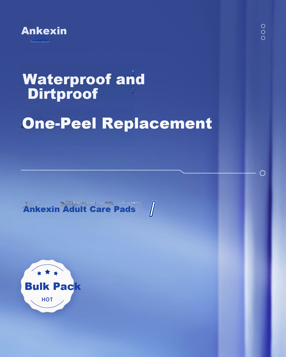 Ankexin Upgraded Thickened Non-Slip Washable Adult Incontinence Pad Breathable Care Mat 100*150cm 1