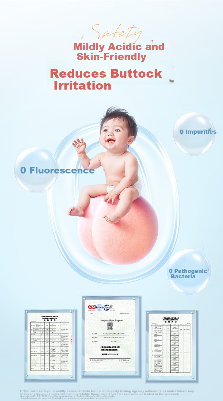 Huggies Platinum Little Peach Pants Diapers Medium M72 (6-11kg) Breathable Cooling Diapers 7