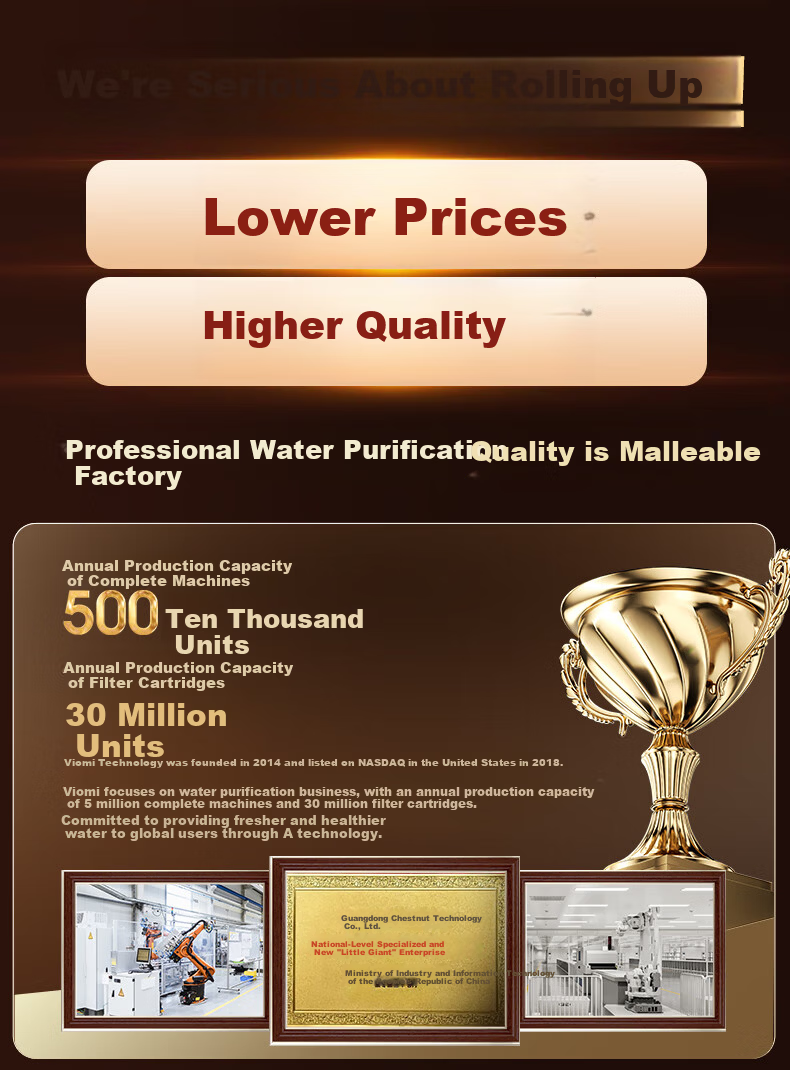 VIOMI Xiaojinglong 3Max 1000G Under-Sink Water Purifier 6-Year Long-Lasting RO Membrane Reverse Osmosis Household High Flow Zero Wastewater Scale Prevention Baby Direct Drinking Water Filter VR1032 5