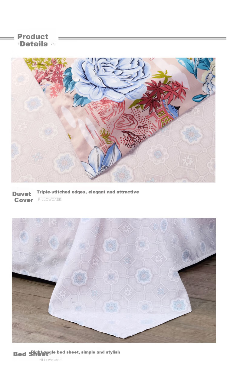 FUANNA Cotton Brushed Bedding Set, 100% Pure Cotton Double-Sided Thickened Warm Bed Sheet And Duvet Cover, 203*229cm 10