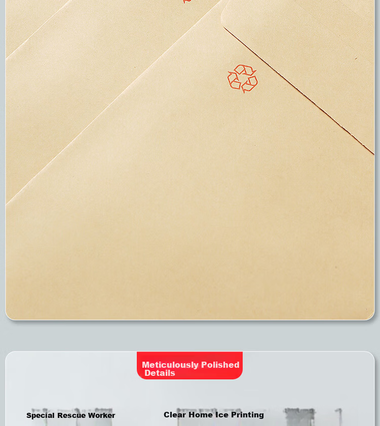 JD Jingzao Popular Product No.9 A4 Kraft Paper Envelopes 324x229mm Business Invoice Salary Office Envelopes 40 Pack 7