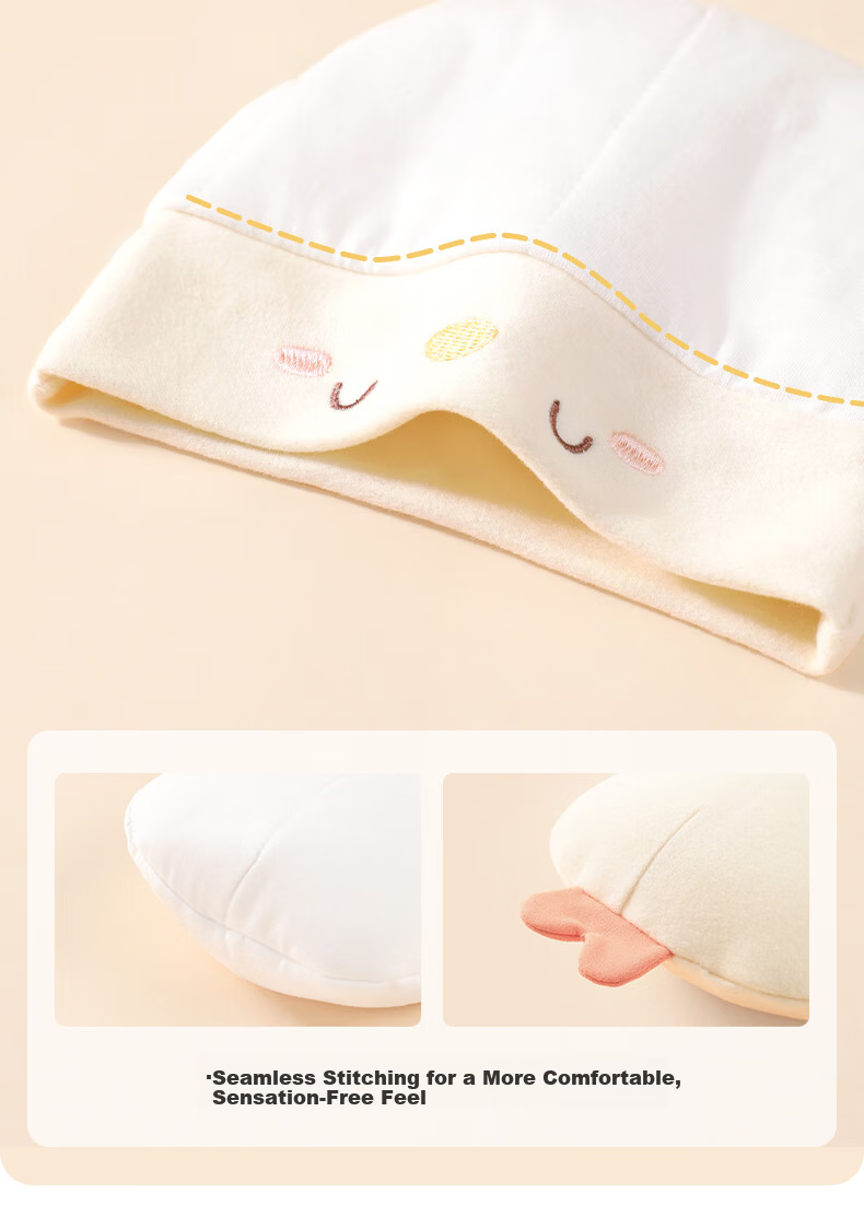 Beitaisi Baby Hat, Spring And Autumn Season, German Velvet Cap, Newborn Infant, for Boys And Girls, 0-6 Months, Newborn, Boneless Cap for Fontanelle Protectio 12