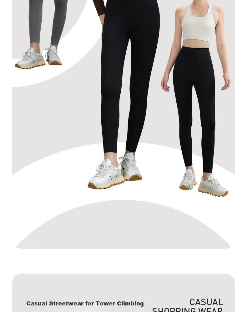 HR Women's Shark Pants Outerwear Leggings High Waist Slimming Tummy Control Hip Lifting Shaping Advanced Gray M 22