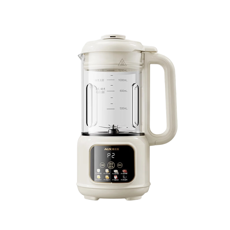 AUX Blender Upgraded Titanium Blade Small Household Soy Milk Juicer Fully Automatic No-Cook 1.2L Multifunctional Food Processor PB394