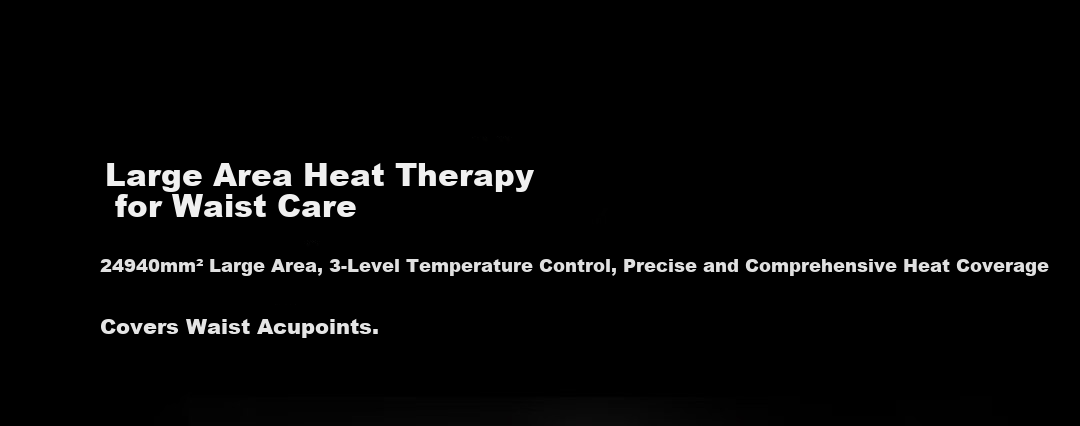 CoolRelax Waist Support Massager HA60 Heat Therapy Massage Device Smart Lumbar Belt Electric Heating Warm Waist Lumbar Spine Muscle Strain Relief Waist Stretching Birthday Gift for Parents New Year Gi 9