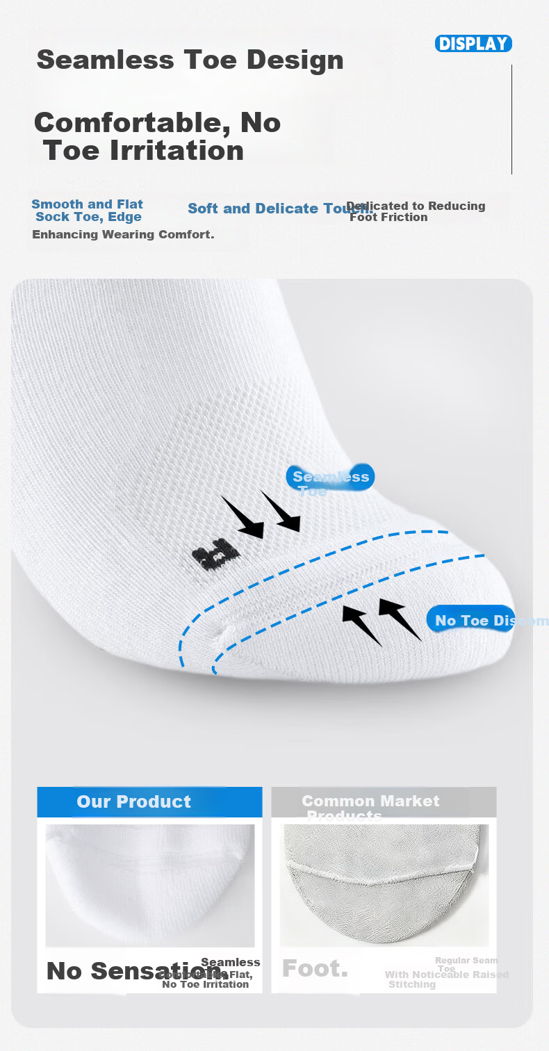 KELME 3-Pack Antibacterial Cushioned Durable Breathable Seamless Comfortable Sports Socks for Football Basketball Running 9