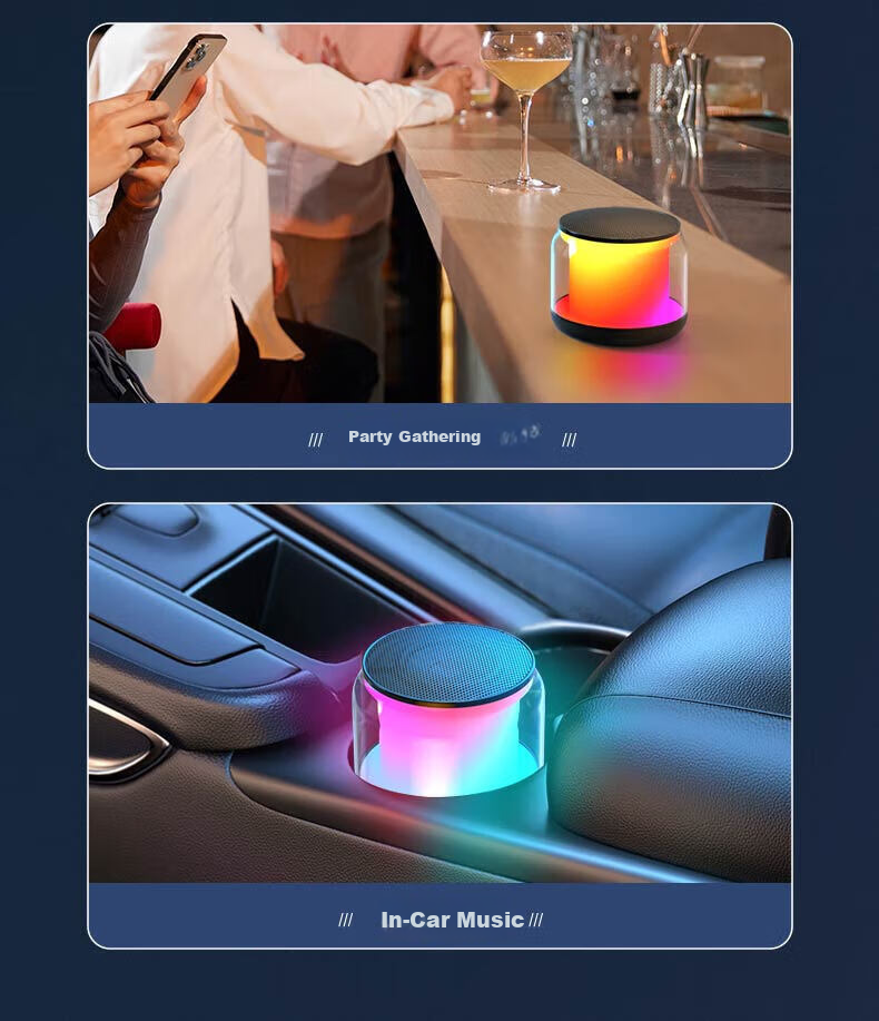 JPLAYER Wireless Bluetooth Speaker Outdoor Large Amplifier Sound System Portable Subwoofer for Mobile Phone Computer Tablet Office Desktop Music Movie Gaming Speaker 7