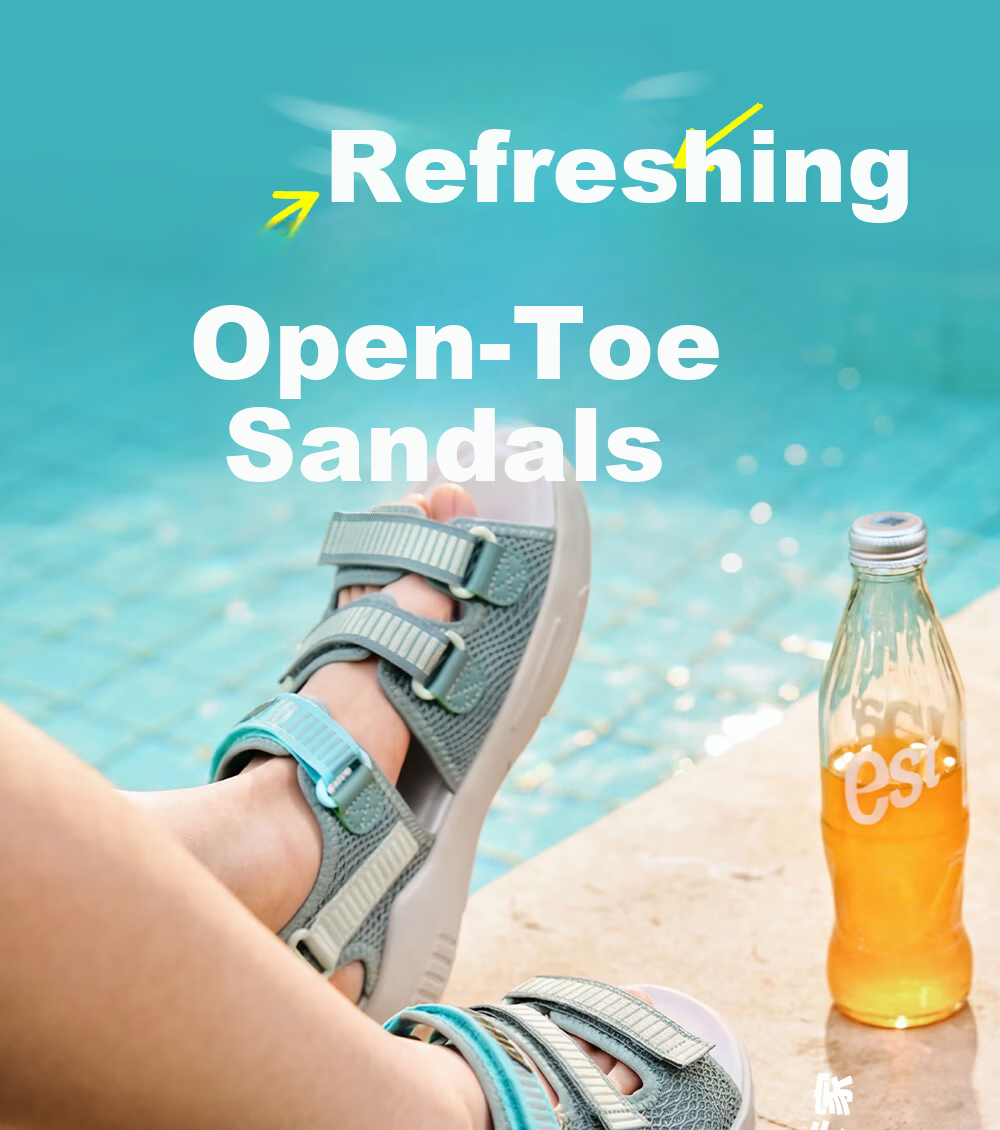 Anta Kids Boys Sandals 2026 Summer Non-Slip Breathable Open-Toe Beach Sandals A12626923 15