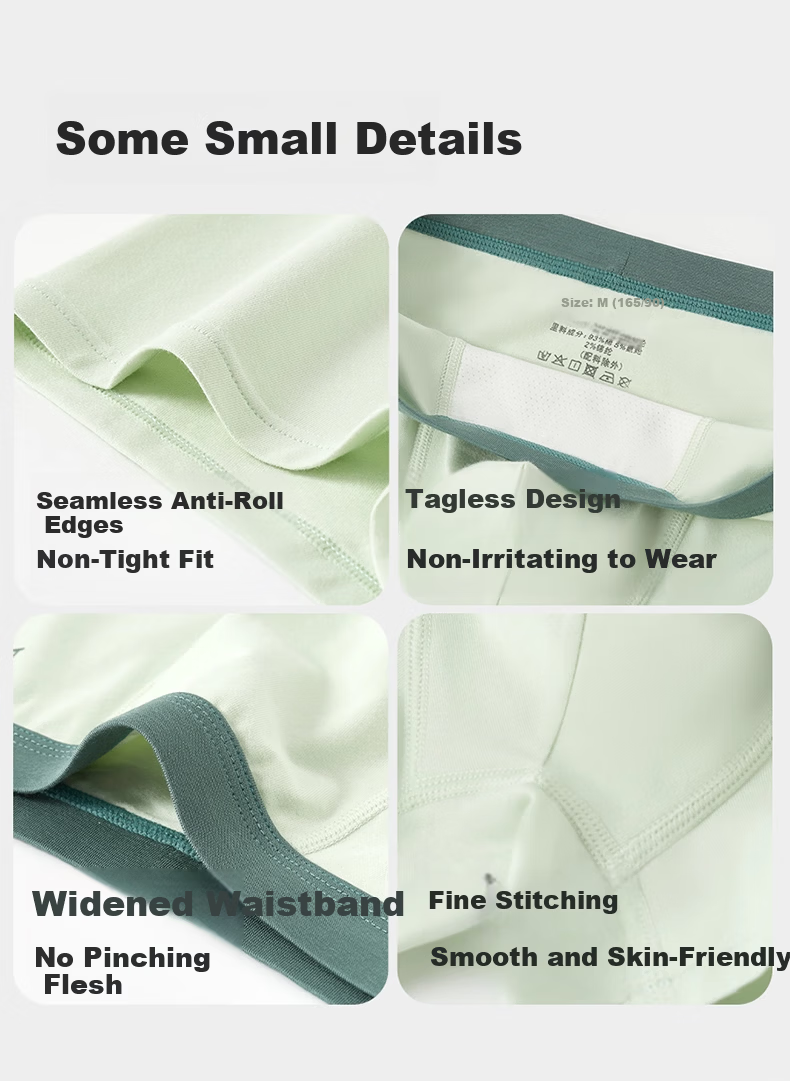 Mianqixiong Boys' Cotton Underwear A-Class Youth Development Junior High School Boxer Briefs for Older Children - XL 16