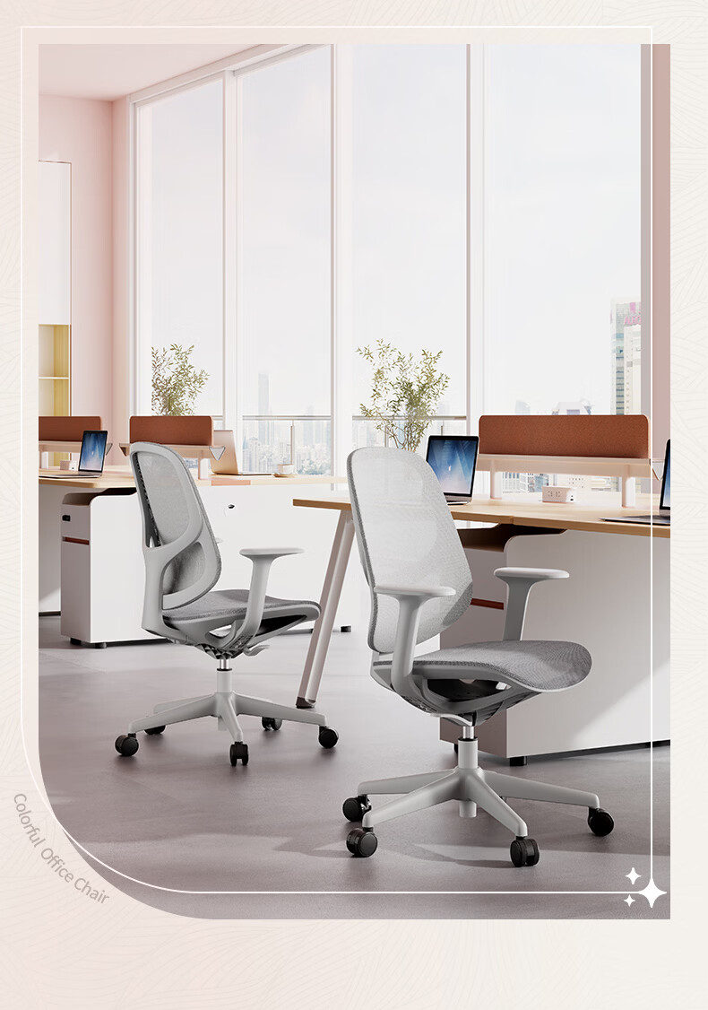 Deli 4900U Ergonomic Office Chair Computer Chair Human Engineering Seat Gaming Chair Red 19