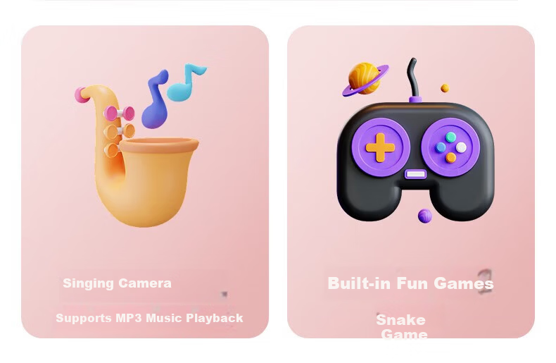 Disney HD Digital Camera CCD Color Video Beauty Portable Anti-Shake Kids Student Gift Nick 28