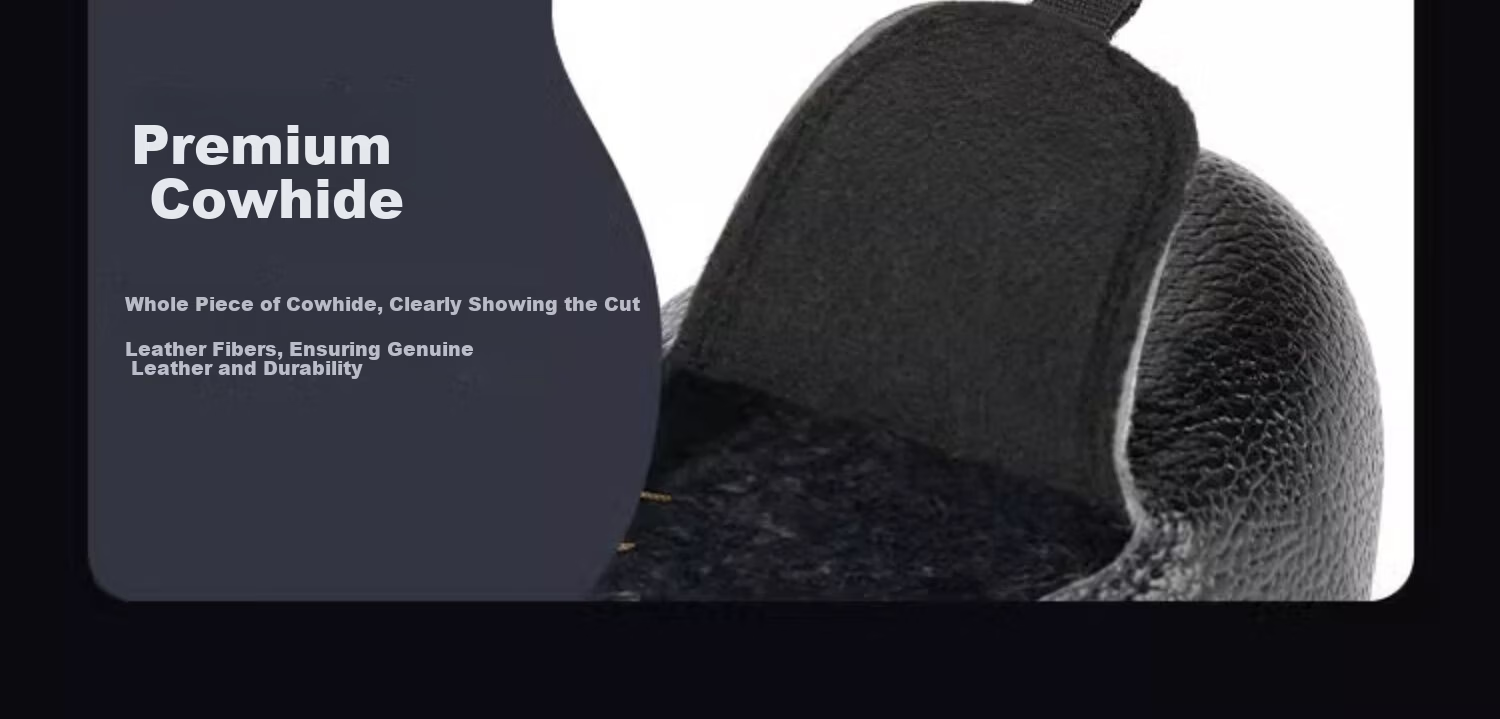 Andaton Labor Protection Shoe Covers Anti-Smash Safety Toe Covers Visitor Construction Site Protective Shoe Covers 8