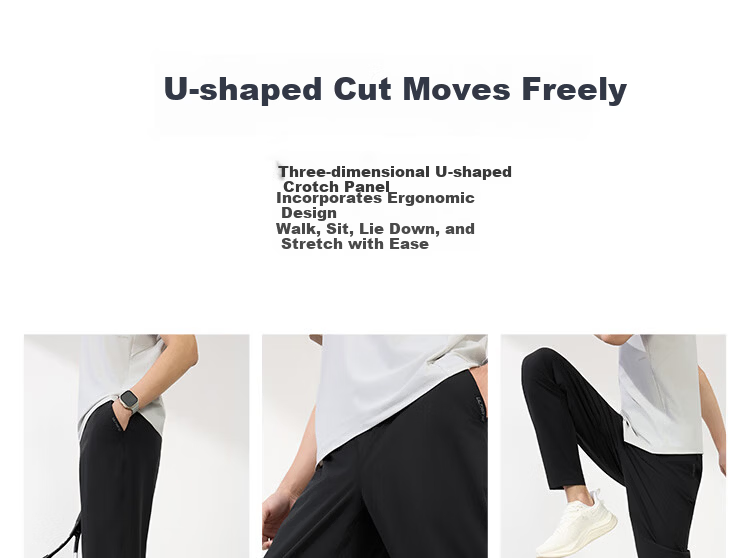 361° Men's Sports Pants Spring Summer New Sun Protection Slimming Cool Casual Stretch Long Pants 652614701-1 6