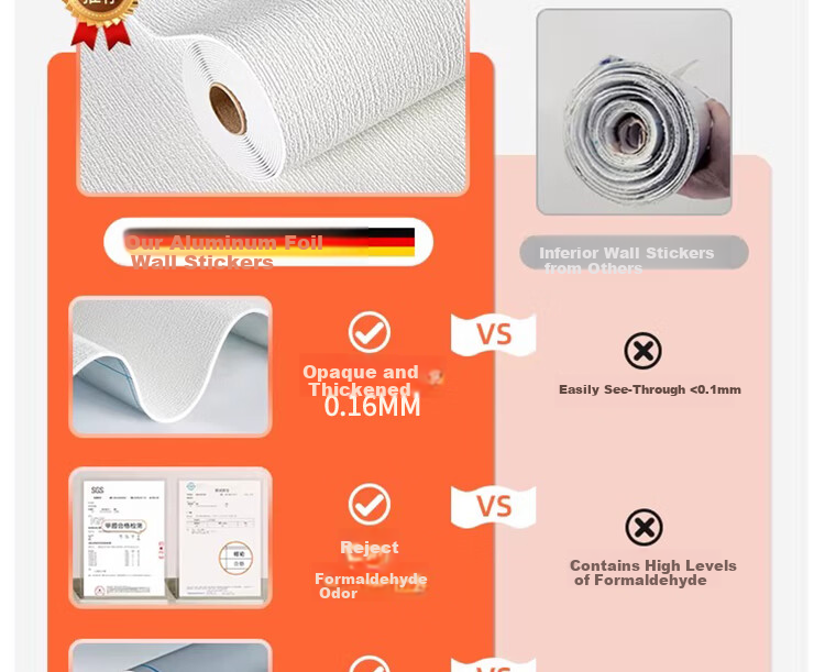 Zichen Baby Room Waterproof Moisture-Proof Self-Adhesive Wallpaper Wall Covering for Bedroom 17