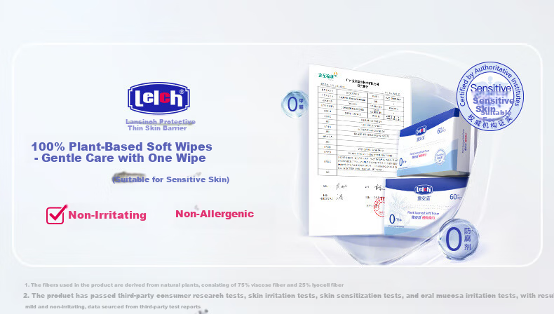 Lelch Plant Soft Towel Ultra Thick Disposable Cotton Soft Facial Towel Baby Cotton Soft Towel 60 Sheets*4 Packs 1