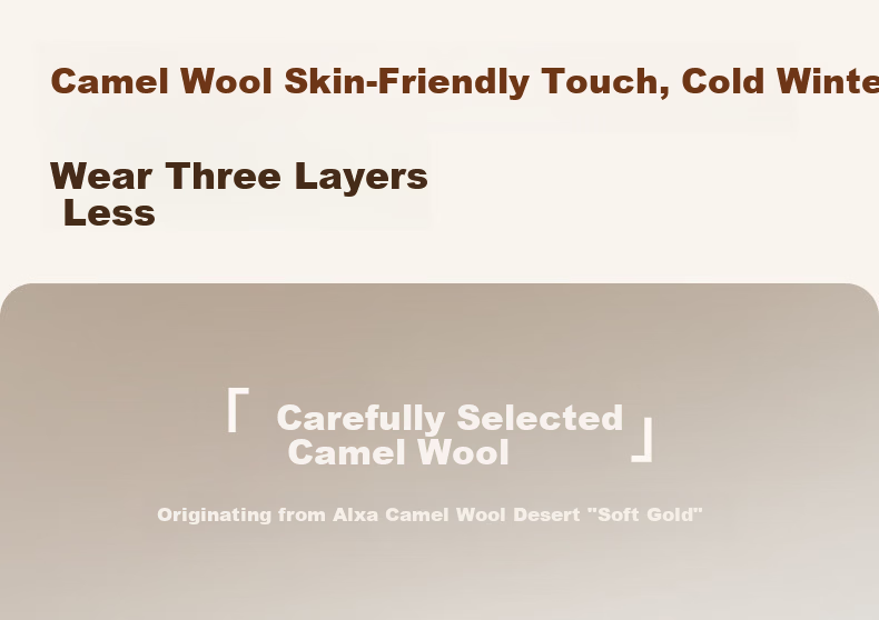 Miiow Men's Thermal Pants with Camel Hair Filling, Thickened Fleece-Lined Cotton Pants, Extra Warm Anti-Cold Thick Knit Pants for Couples, Autumn Winter 7