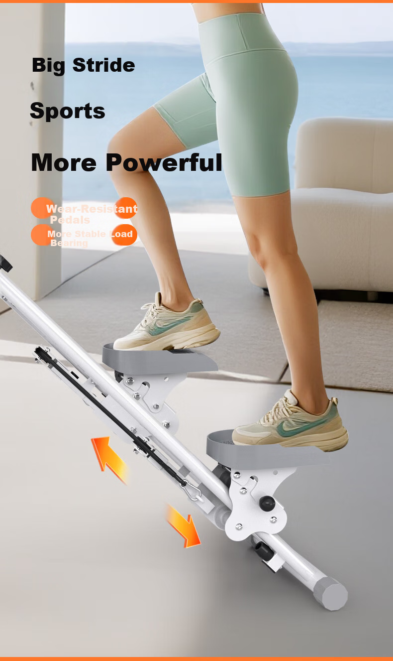 HOT KNEE Multifunctional Stair Climber Home Fitness Equipment Foldable Climbing Machine Treadmill Stepper 11