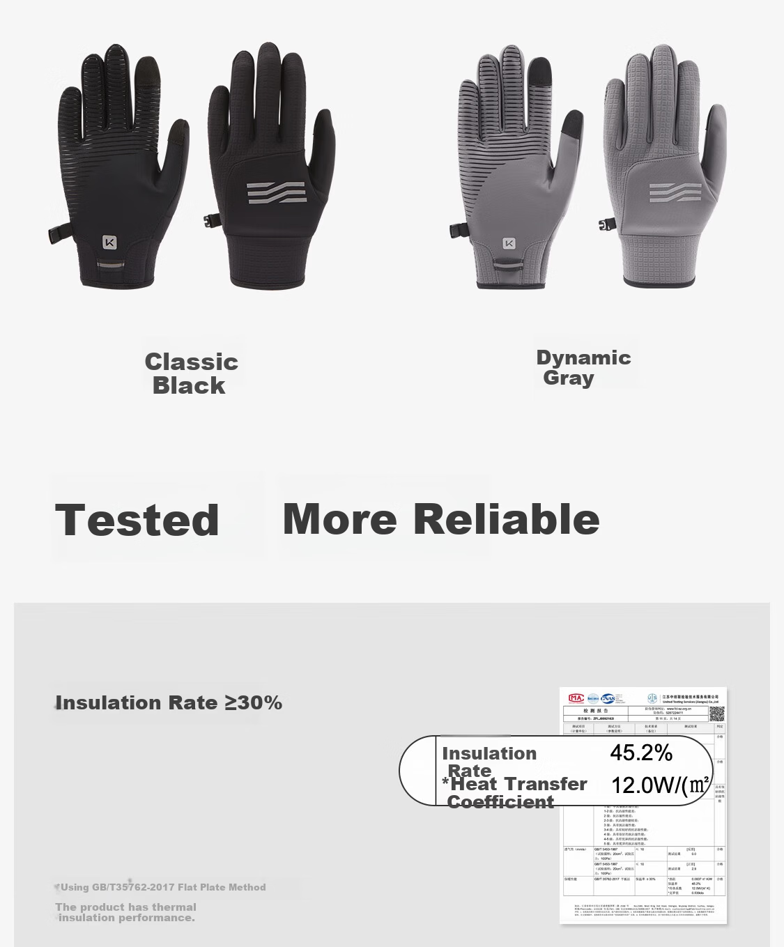Keep Cycling Gloves [Microfiber Touchscreen] Warm Outdoor Windproof Coldproof Non-slip Electric Bike Autumn Winter Unisex 15