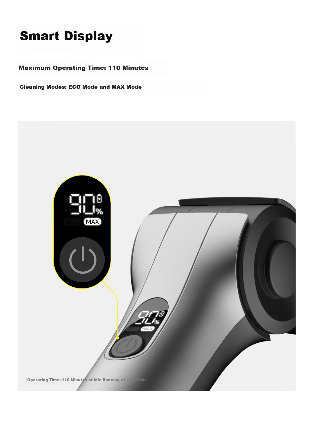 HOTOHOTO Max Whole-House Electric Cleaning Brush Smart Home Waterproof Body Stepless Adjustment Magnetic Head Gift 9