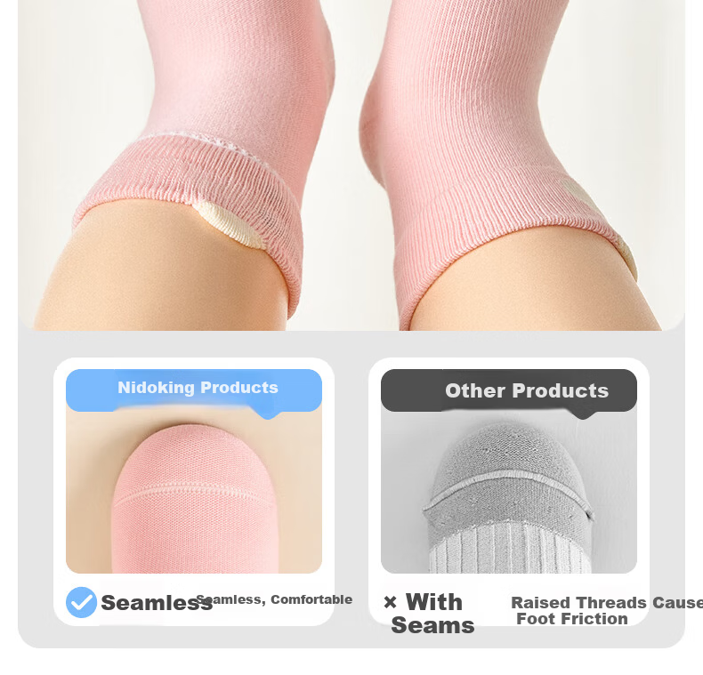 Nido Bear Kids Socks Spring Autumn Pure Cotton Breathable Boys Cute Seamless Baby Socks Elastic Cuff Infant Socks 7