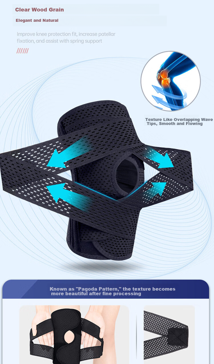 KYOLENS Knee Brace for Arthritis Meniscus Injury Prevention Sports Medical Synovial Fluid Patellar Ligament Pain Relief for Men and Women Running 6