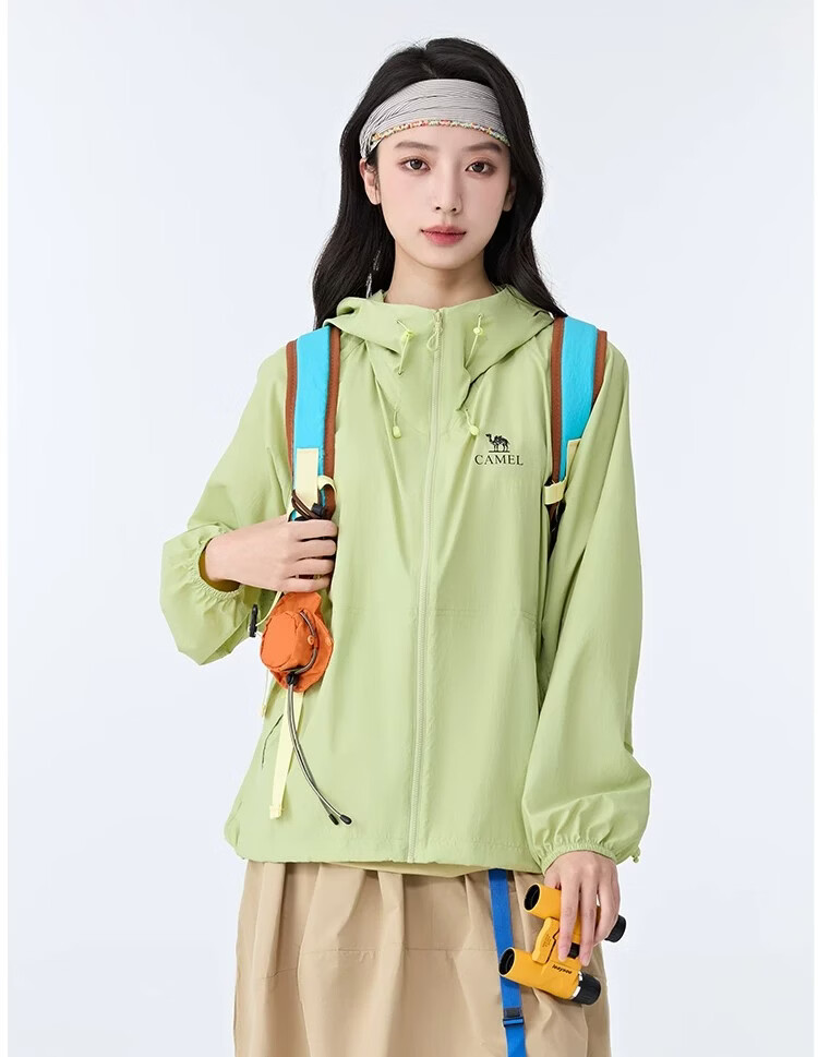CAMEL Dilireba Same Style Original Yarn Sun Protection Jacket 2026 Spring Summer New Cool Heat-Shielding UV Protection Coat 24