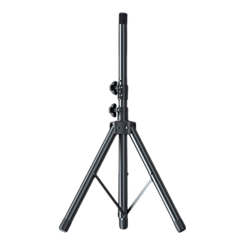 SE SOBAST Speaker Floor Stand Professional Portable Heavy-Duty Thickened Handheld Trolley Floor Speaker Tripod SE-117B Black