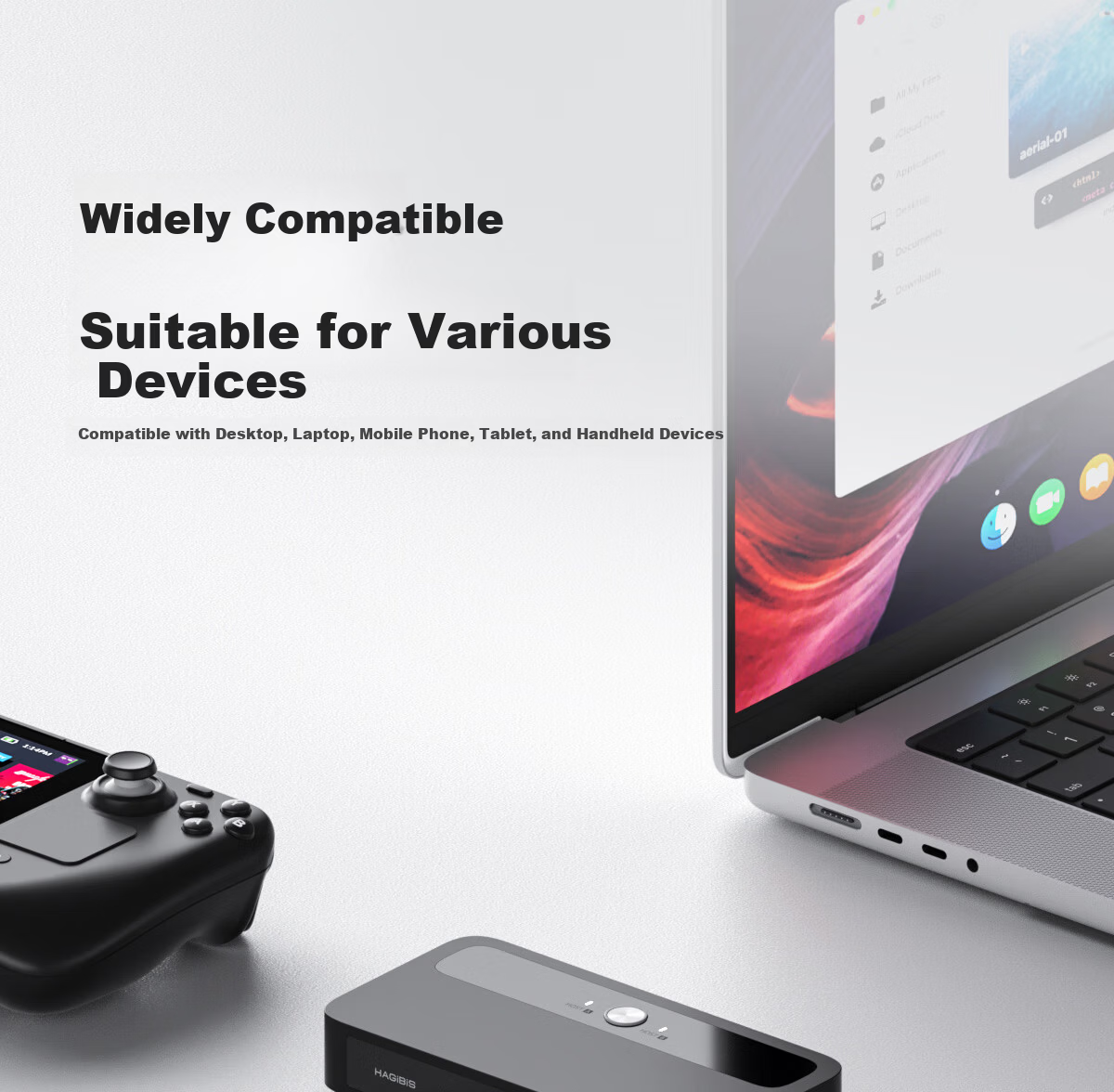 Haibeisi KVM Switch 2-in-1 Out Type-C Docking Station USB Keyboard Mouse HDMI Display Sharing Switcher for Switch2 Laptop Dual Host 21