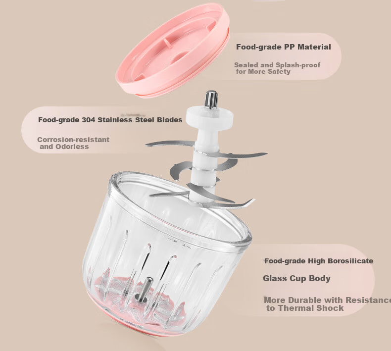Joyoung Baby Food Processor Small Multifunctional Puree Blender Baby Cooking Machine Meat Grinder 300ML High Borosilicate Glass S3-LA165 4